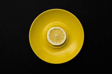 Still Life lemon on a plate