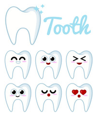 Fototapeta premium Tooth Character