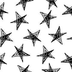 seamless pattern with stars.