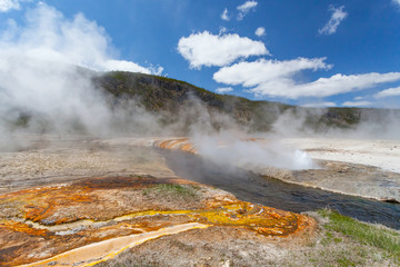 Biscuit basin Yellowstone National park, Wyoming, United States of America 