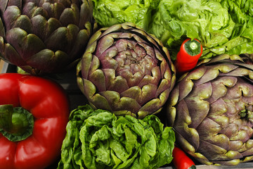 Fresh italian vegetables