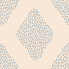 Modern minimalistic seamless pattern with abstract painterly strokes. Vector design clean and editable.