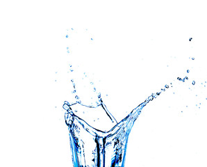 Water splashes background