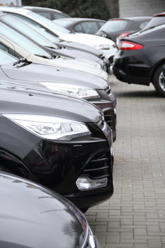 Autos im Hochformat