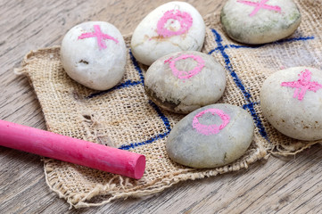 Stone Tic-tac-toe game