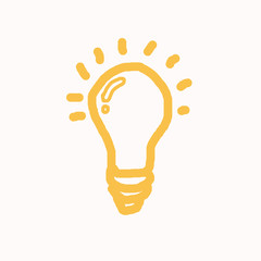 Golden lamp on white background.