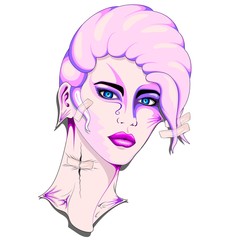 Pink Plastic Clone Girl 