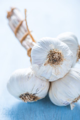 Bunch of whole garlic