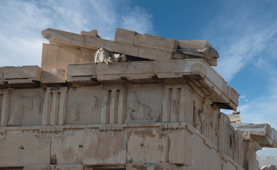 The right pediment of Acropolis