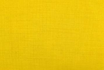 Close Up Background of Yellow Textile Texture