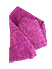 Fototapeta premium colored towels on the white background
