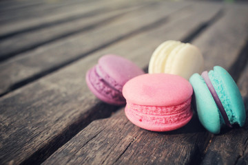 Macaroons colorful