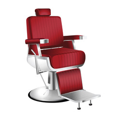 Red Barber Chair