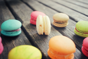 French macaroons.
