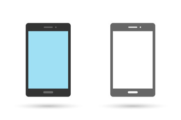 Smart phone icon flat