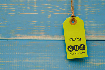 404 Error – Page not found