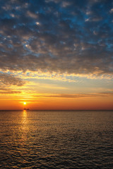 Beautiful cloudscape over the sea,