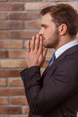 Young attractive businessman