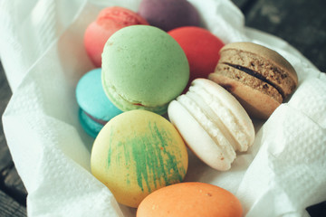 French macaroons.