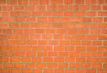 Старая кирпичная стена из красного кирпича, гранж-фон.