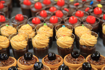 fresh chocolate desserts