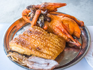 food sacrificial offering for chinese ancestor worshiping