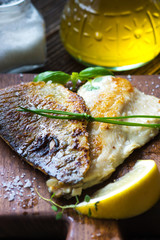 Fish Fillet with olive oil and lemon