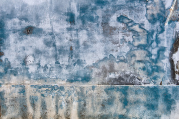 Abstract Architectural Background of Old Blue Wall
