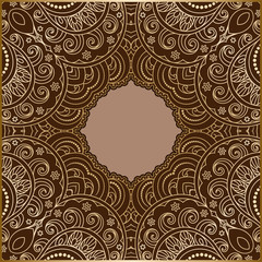 Vintage gold ornamental background