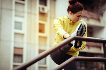 Stretching after running/Stretching