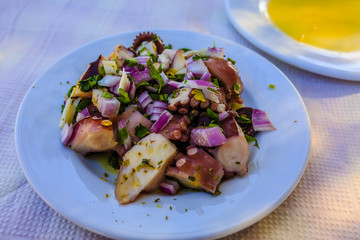 Octopus salad