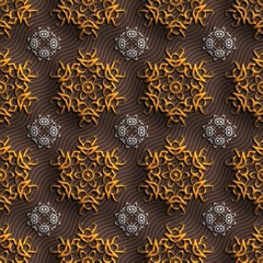 Plastic background tiles