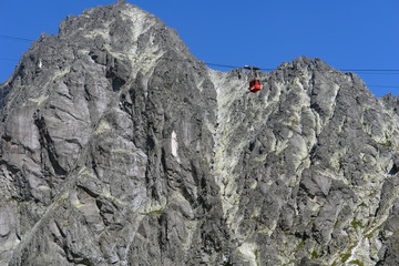 Lift and mountains.