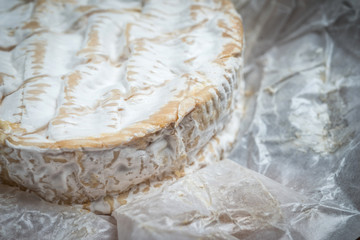 Whole camembert cheese 