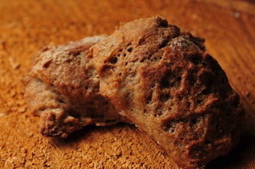 knuspriges Brötchen goldbraun