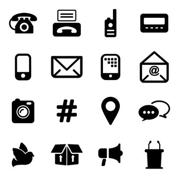 Different Ways Of Communication Icons 