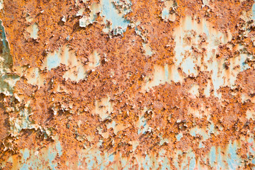 Iron surface rust