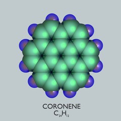 Coronene molecule 