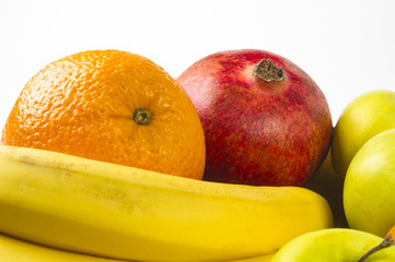 Assortment of exotic fruits