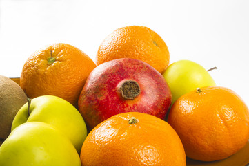 Assortment of exotic fruits