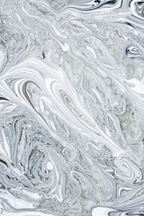 Mix of a white and black paint