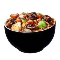 Beef with ear-wood and kaju