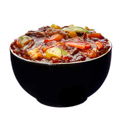 Beef with pineapple