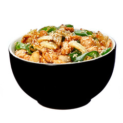 crispy chicken chili numb.asian food