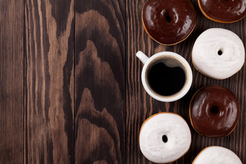 Donuts and coffee