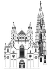 Naklejka premium St. Stephen's Cathedral, Vienna