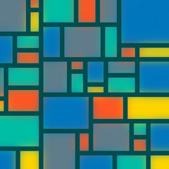 Abstract background with colorful rectangles