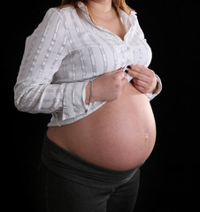 Dziewczyna w ciąży - obrazy, fototapety, plakaty