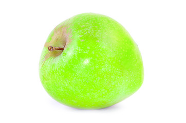 Green apple, isolated on white background