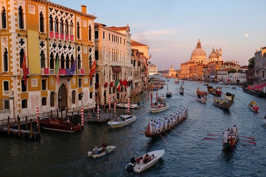 Fototapeta Regata storica in Venedig